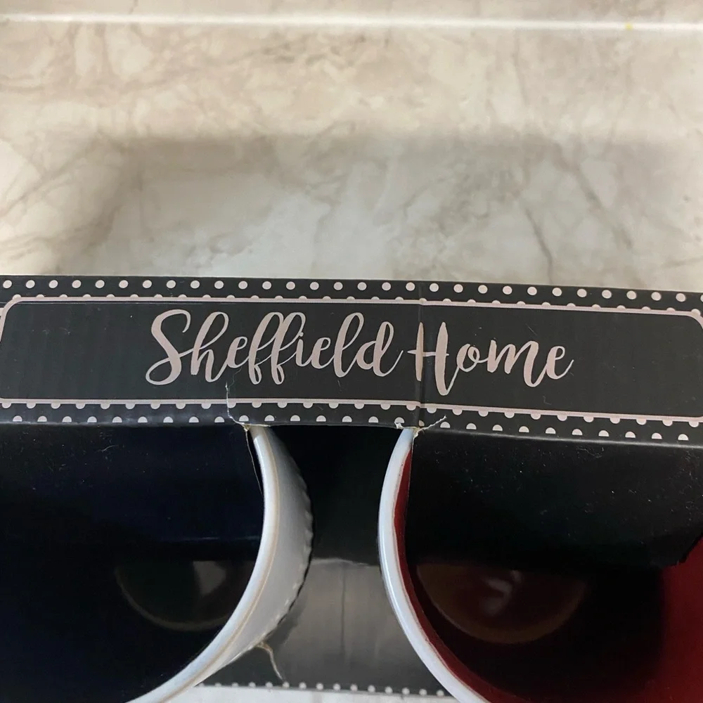 Hello Handsome and Gorgeous Mug Set - White and Black - Picture 4 of 5